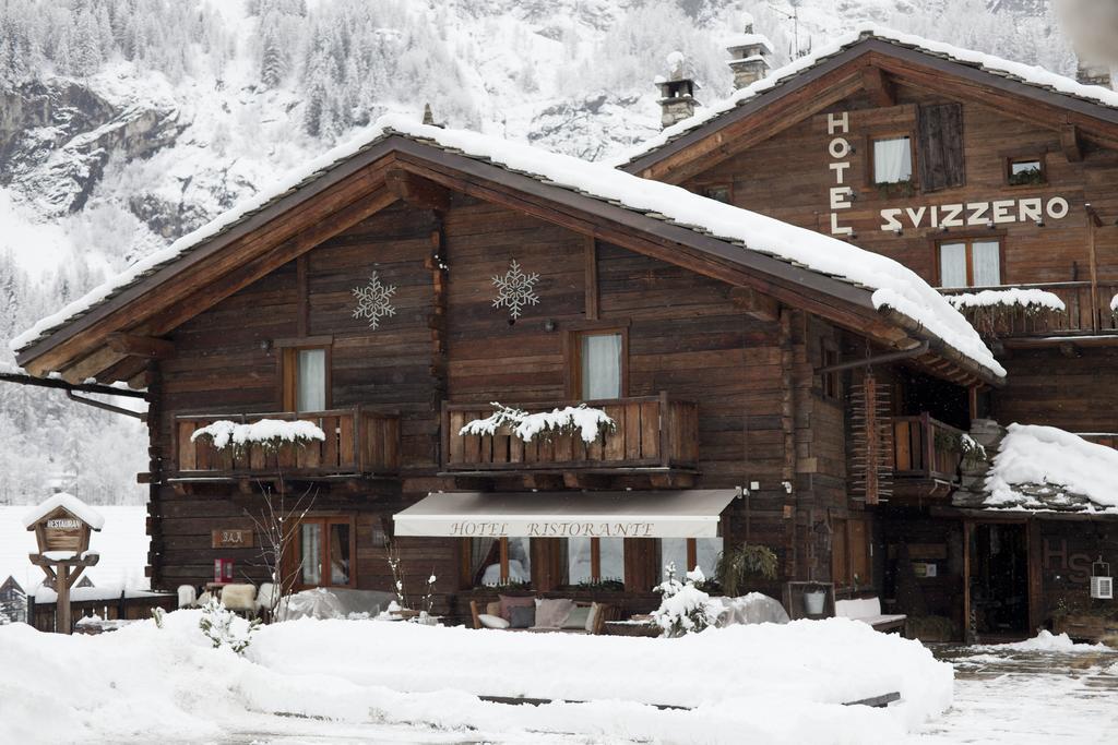 Hotel Chalet Svizzero Courmayeur Exterior foto